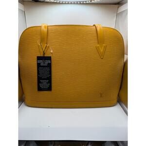 Louis Vuitton Lussac Shoulder Bag in in Yellow Epi Leather
